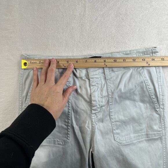 J CREW Women’s 28 Cargo Pants Skinny Stretch Style B8708 Light Blue Preppy - Picture 11 of 15